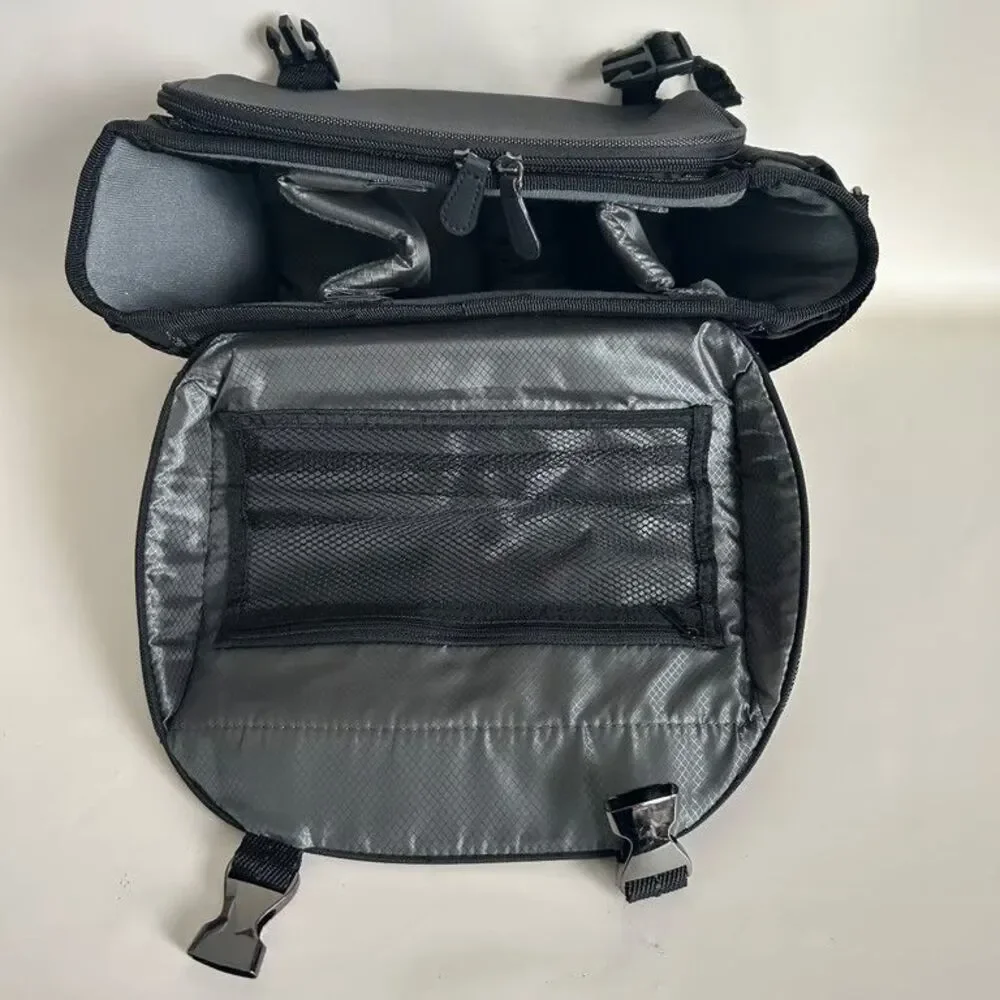 Nikon DSLR Camera Bag Shoulder Messenger Case Padded Black for SLR Lenses Nylon